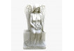 Купить Скульптура из мрамора S_13 Ангел на постаменте с цветами